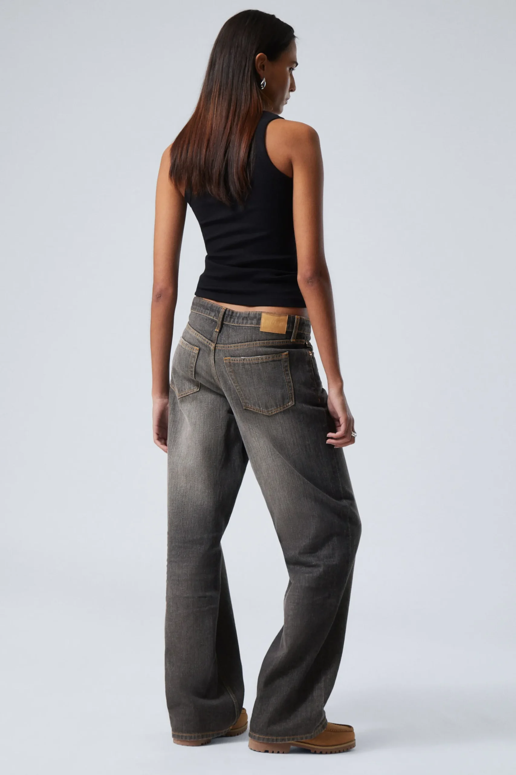 Weekday AMPLE LOW RISE LOOSE WIDE LEG JEANS>Women Jeans