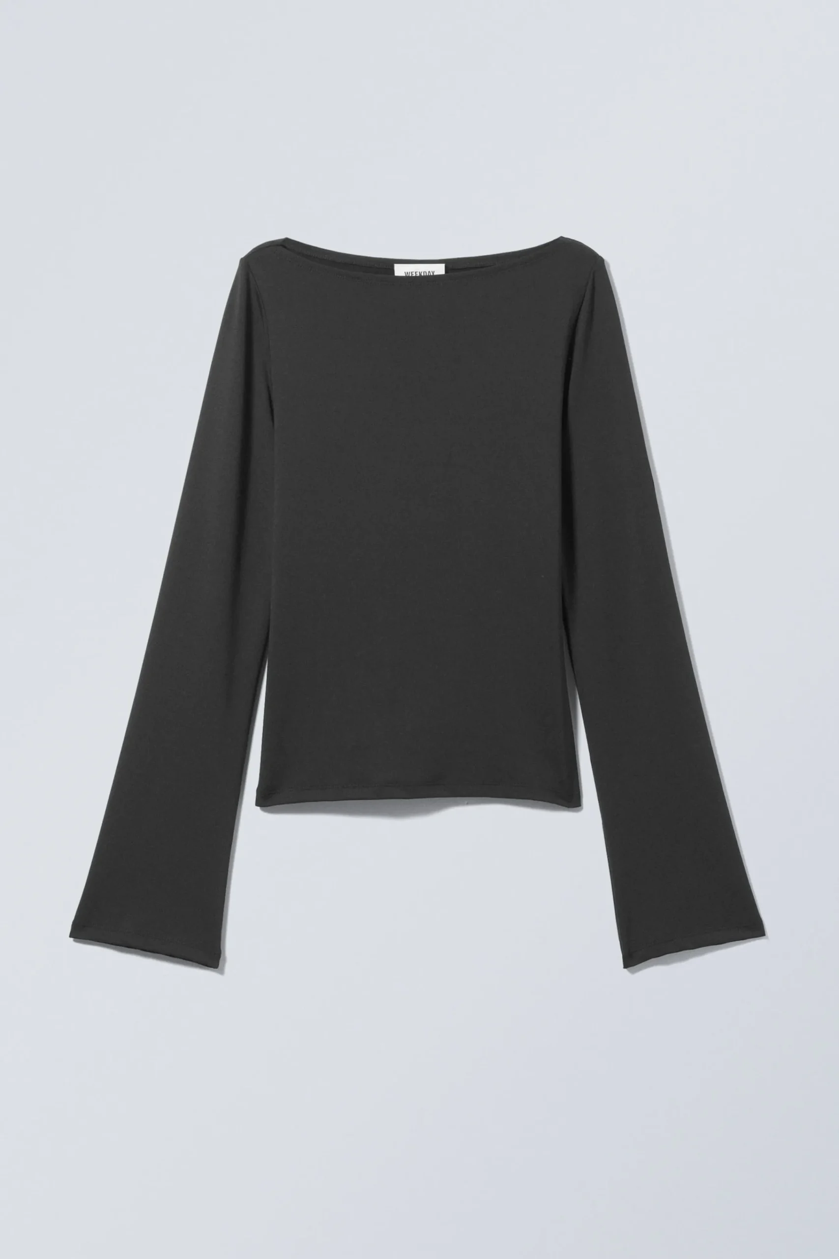Weekday ANNIE LONG-SLEEVED BOAT-NECK TOP>Women Tops