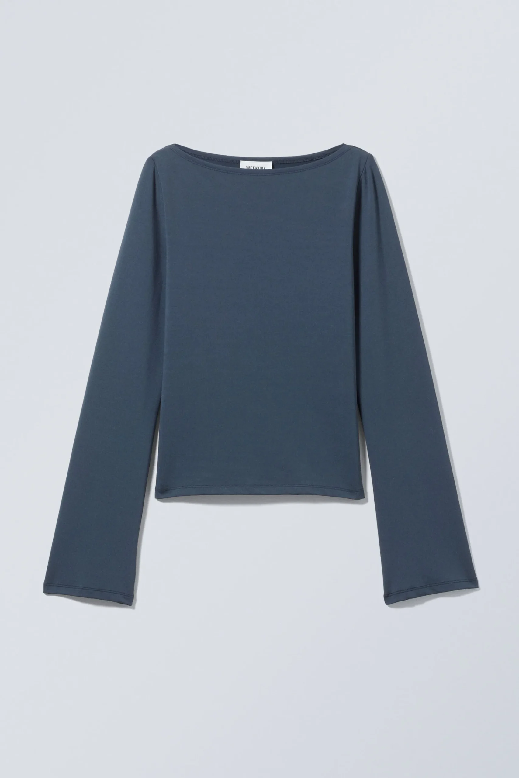 Weekday ANNIE LONG-SLEEVED BOAT-NECK TOP>Women Tops