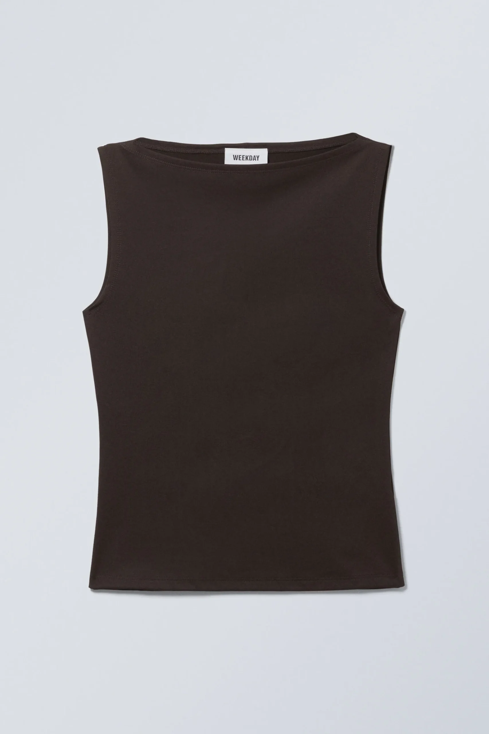 Weekday ANNIE SLEEVELESS BOAT-NECK TOP>Women Tops