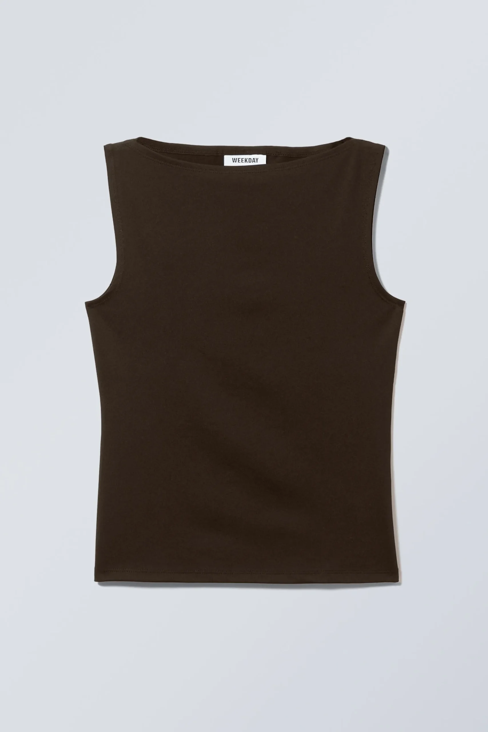 Weekday ANNIE SLEEVELESS BOAT-NECK TOP>Women Tops