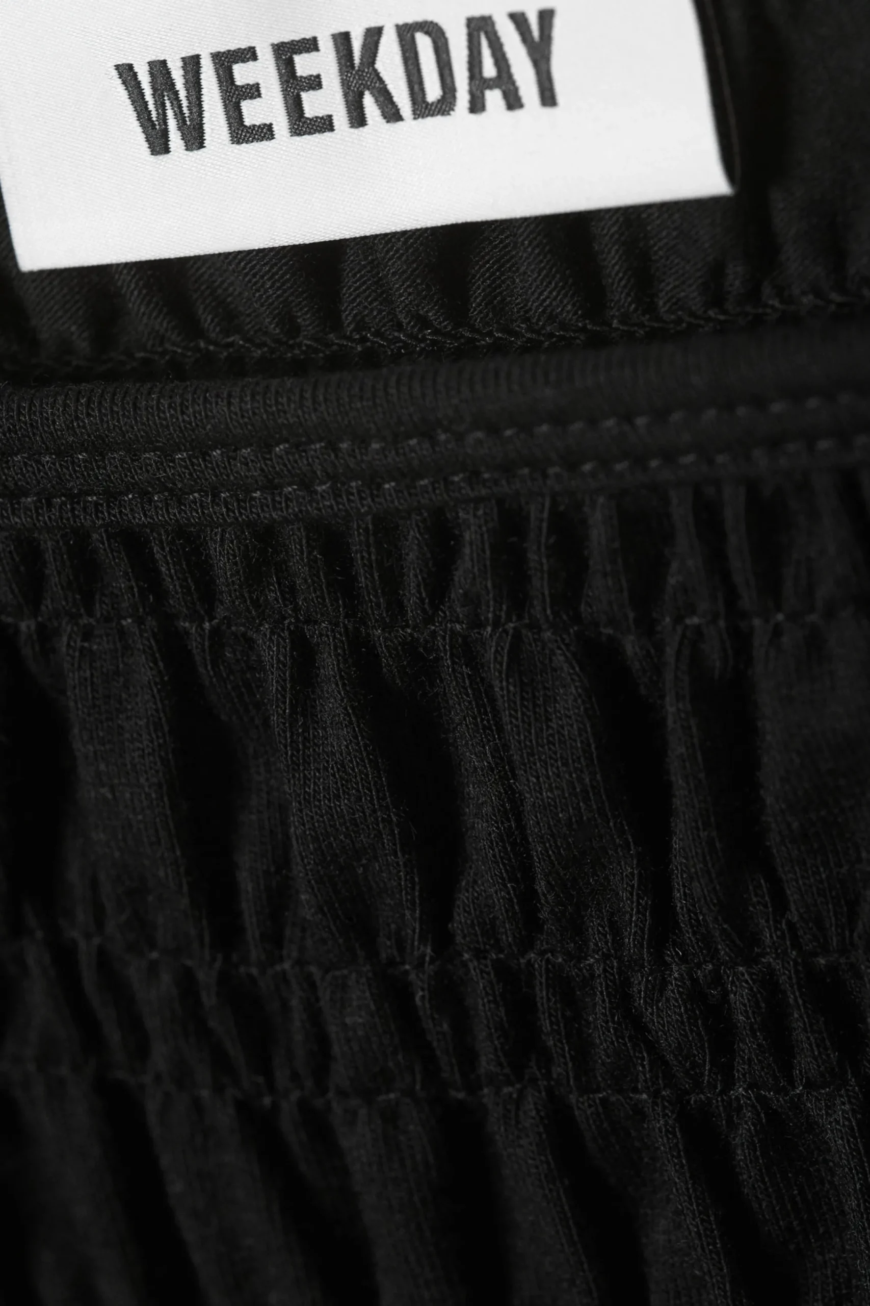 Weekday ANNIE SMOCKED BOAT-NECK TOP>Women Tops