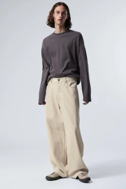 Weekday ASTRO BAGGY LINEN BLEND TROUSERS> Trousers
