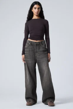 Weekday ASTRO LOOSE BAGGY LEG JEANS><noscript><img data-lazyloaded=
