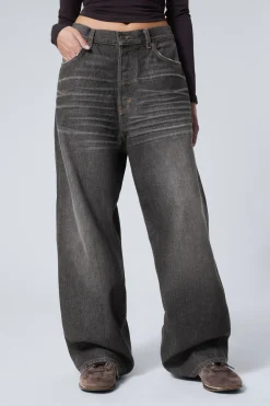 Weekday ASTRO LOOSE BAGGY LEG JEANS><noscript><img data-lazyloaded=