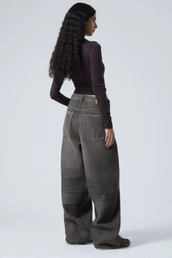 Weekday ASTRO LOOSE BAGGY LEG JEANS><noscript><img data-lazyloaded=