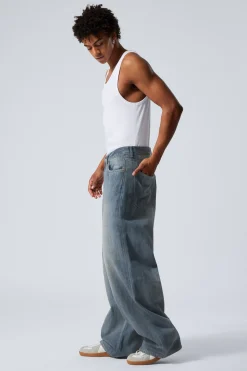 Weekday ASTRO LOOSE BAGGY LEG JEANS><noscript><img width=