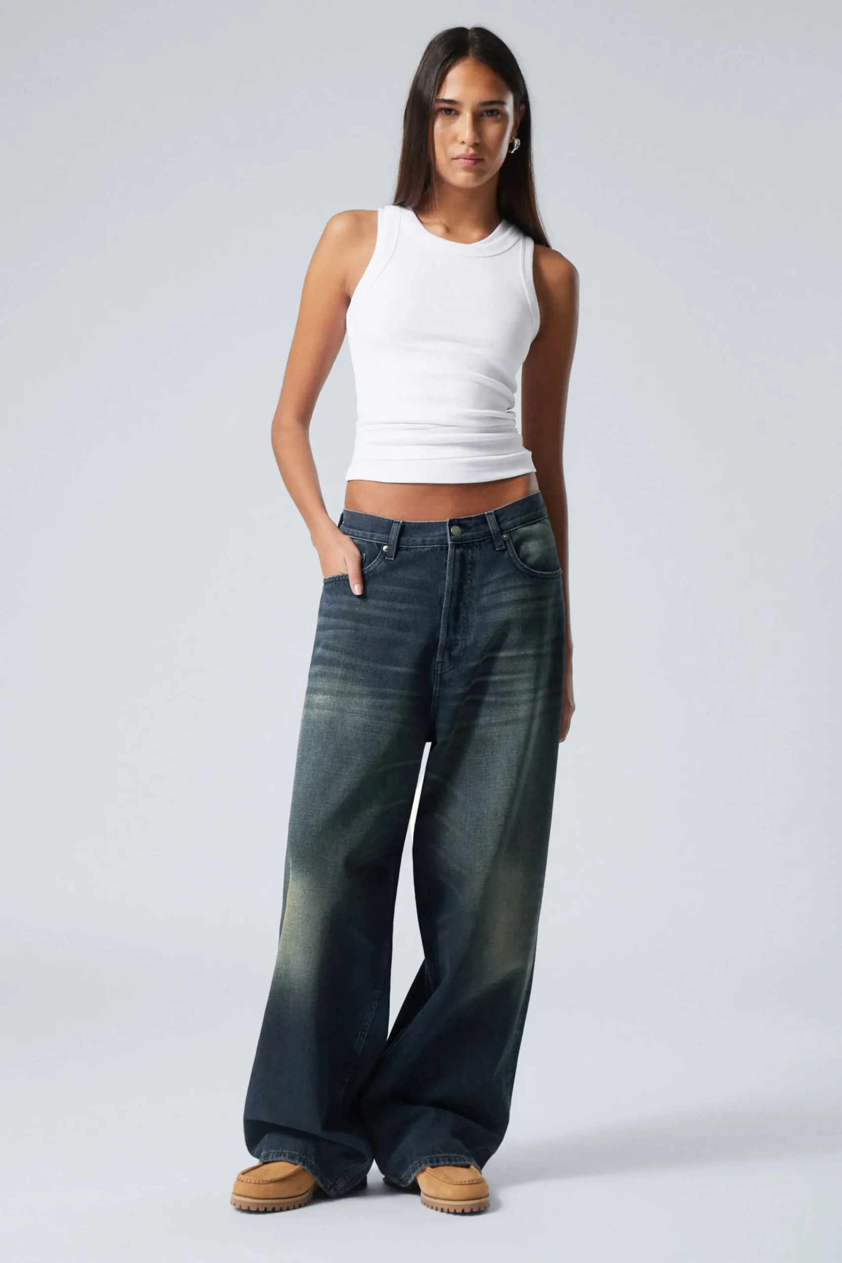 Weekday ASTRO LOOSE BAGGY LEG JEANS>Women Jeans|Jeans