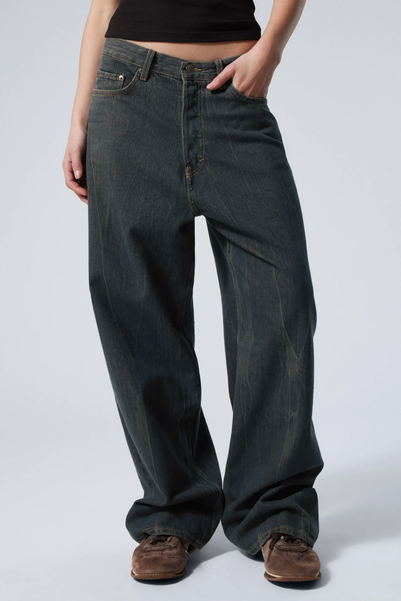 Weekday ASTRO LOOSE BAGGY LEG JEANS>Women Jeans|Jeans