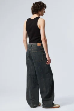 Weekday ASTRO LOOSE BAGGY LEG JEANS><noscript><img width=