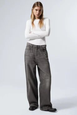 Weekday ASTRO LOOSE BAGGY LEG JEANS><noscript><img width=