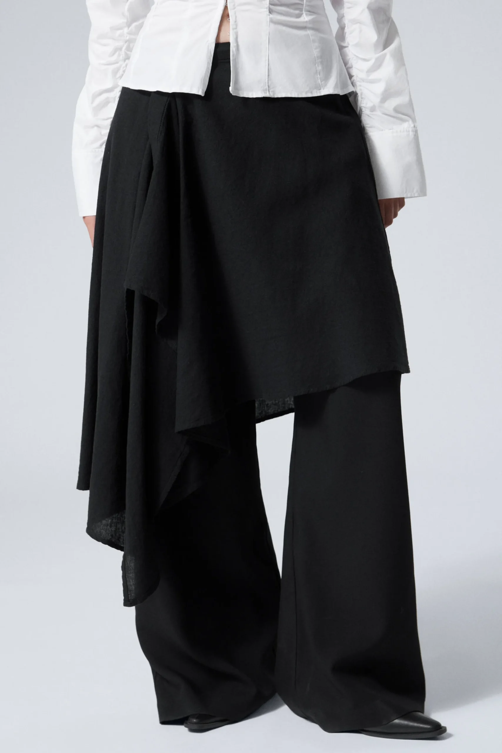 Weekday ASYMMETRIC LINEN BLEND WRAP SKIRT>Women Skirts