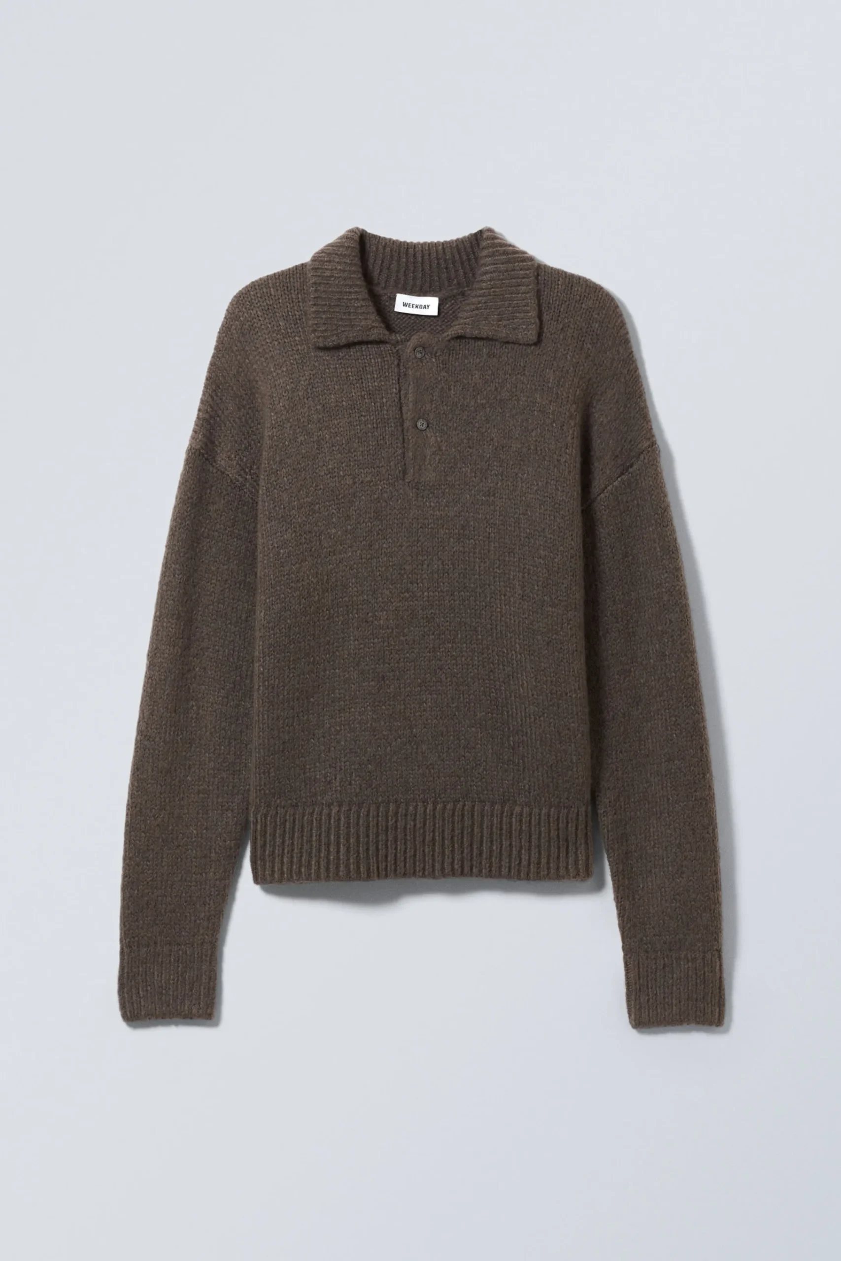 Weekday BOBBY RELAXED KNITTED POLO SWEATER> Knitwear