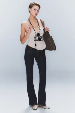 Weekday BOOTY BEI LOW WAIST SKINNY BOOTCUT JEANS>Women Jeans