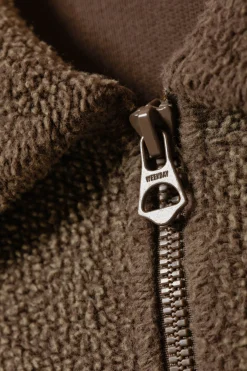 Weekday BOXY HALF-ZIP FLEECE SWEATSHIRT><noscript><img width=