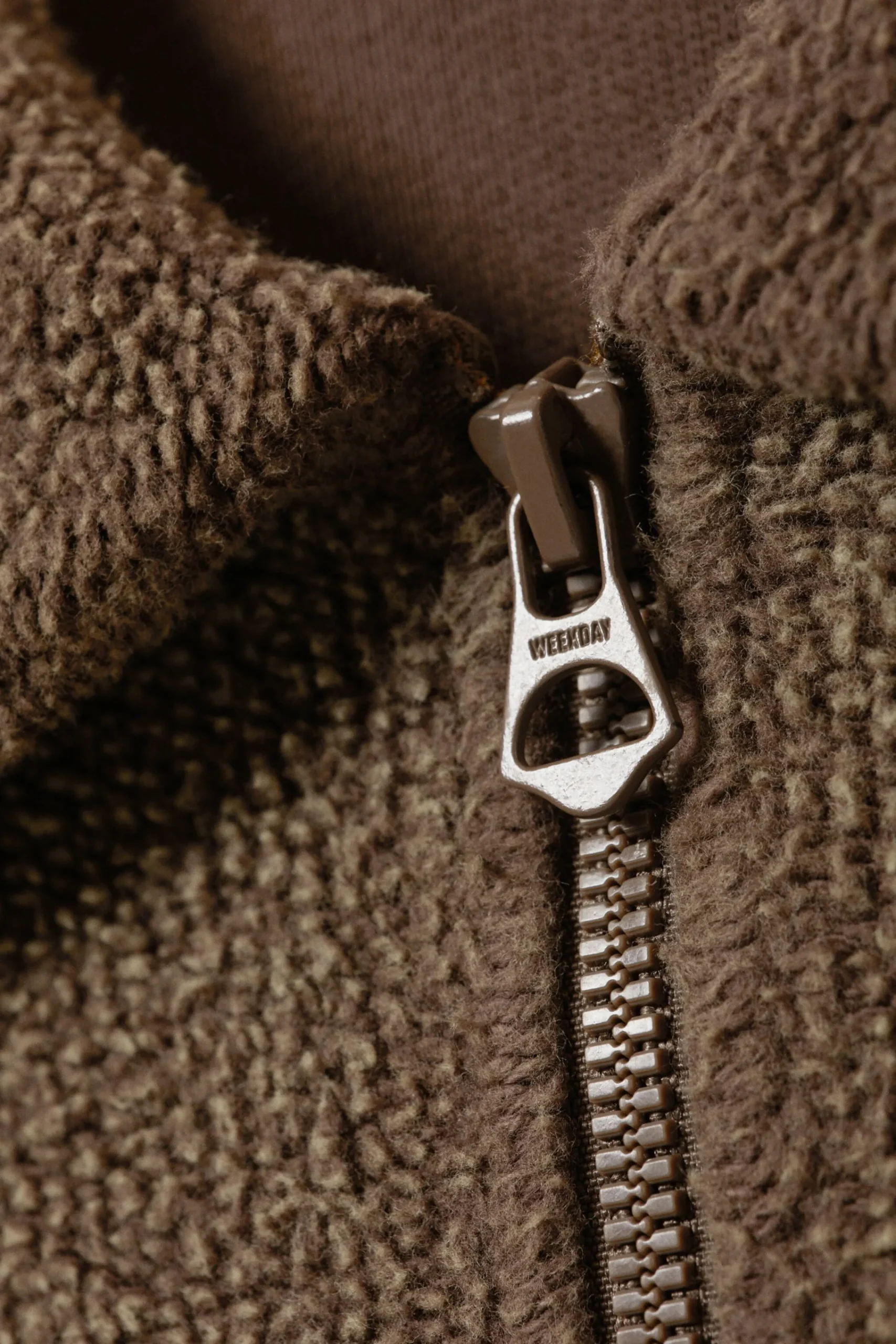 Weekday BOXY HALF-ZIP FLEECE SWEATSHIRT> Sweatshirts