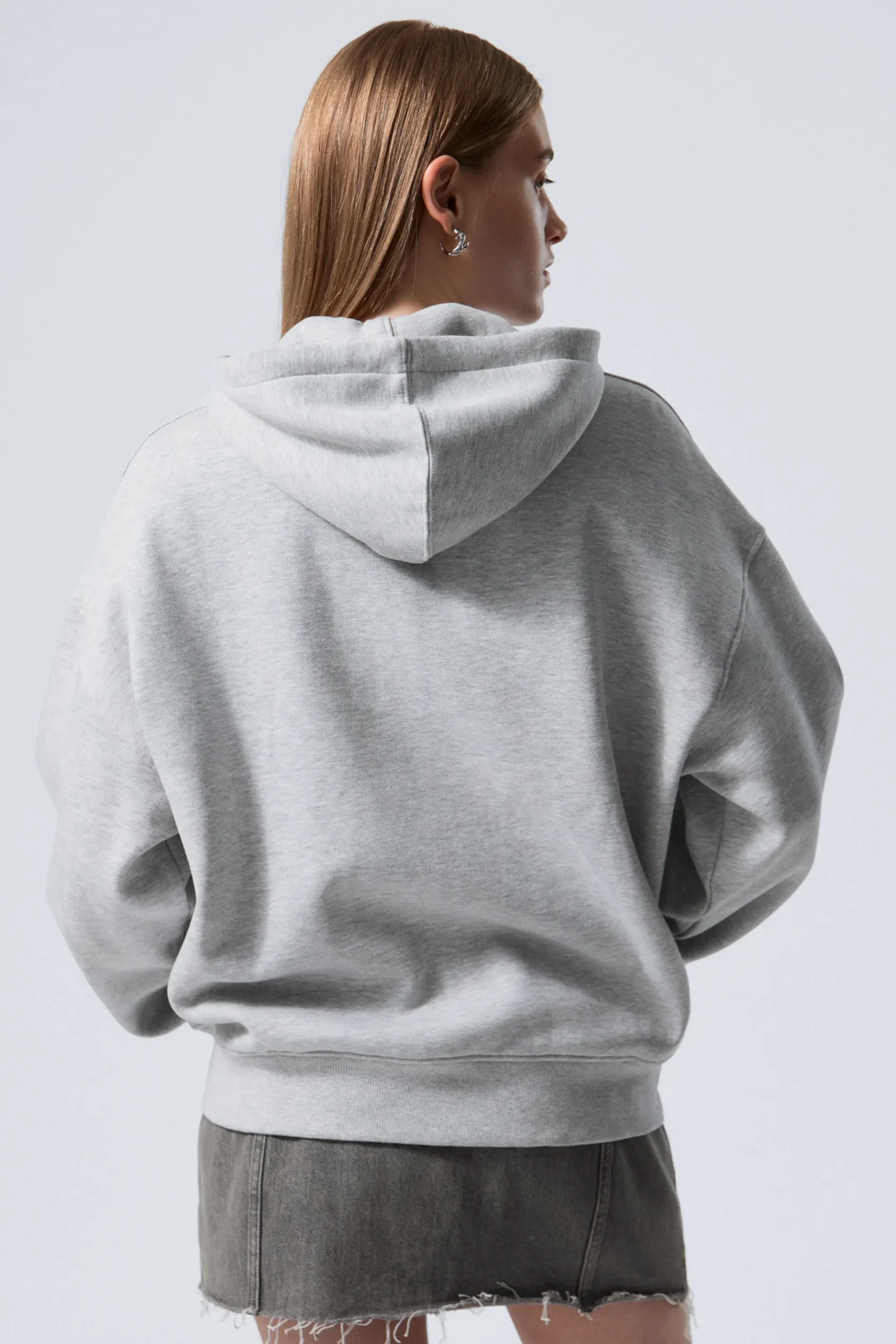 Weekday BOXY HEAVY ZIP HOODIE>Women Hoodies|Basics