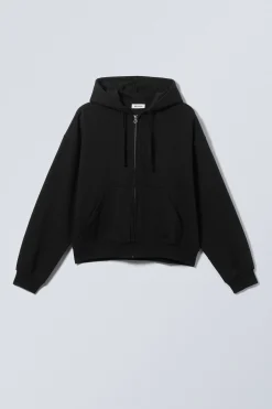 Weekday BOXY MIDWEIGHT ZIP HOODIE><noscript><img width=