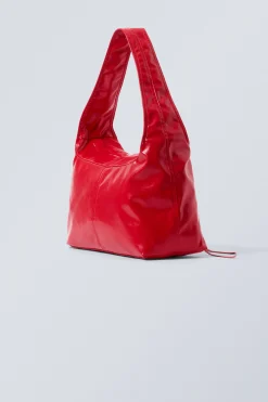 Weekday COATED RECTANGULAR SHOULDER BAG><noscript><img width=