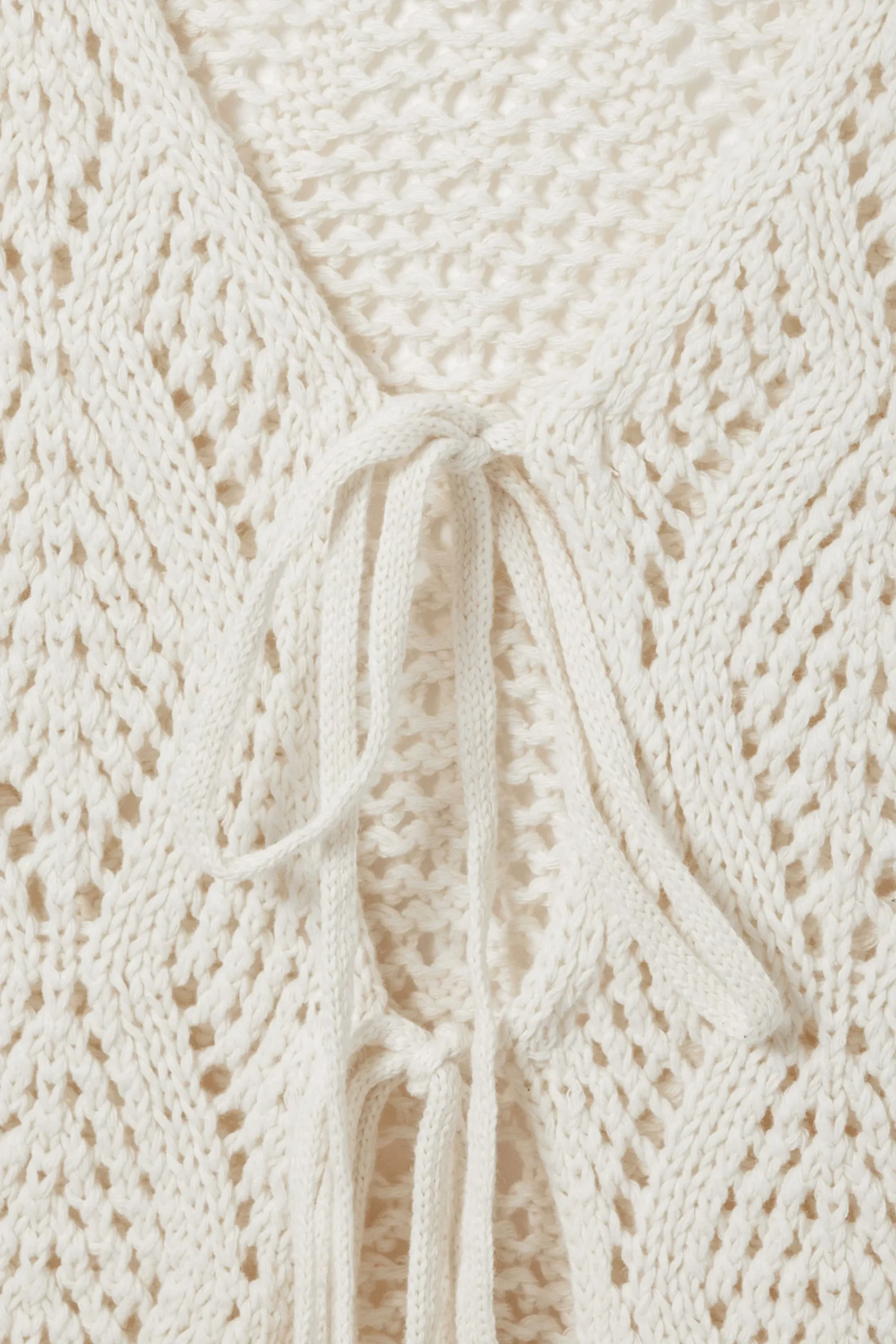 Weekday CROCHET KNIT TIE VEST>Women Tops|Knitwear