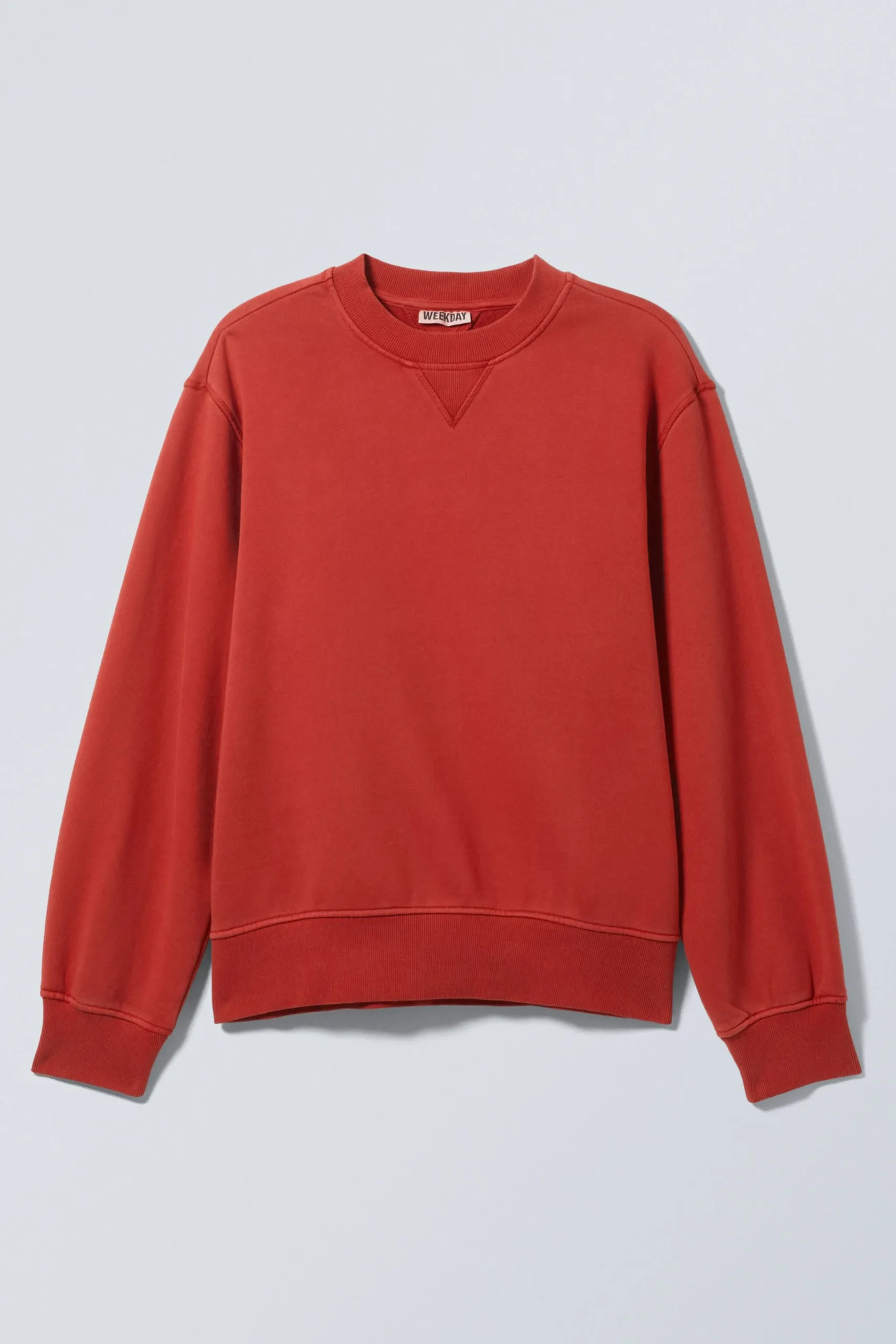 Weekday CROPPED COTTON FLEECE SWEATSHIRT> Sweatshirts