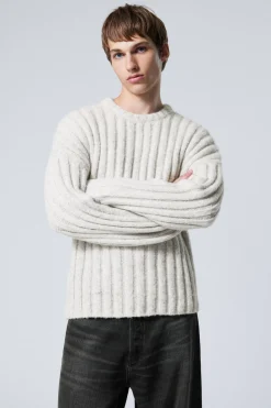 Weekday CROPPED RIB-KNIT SWEATER> Knitwear