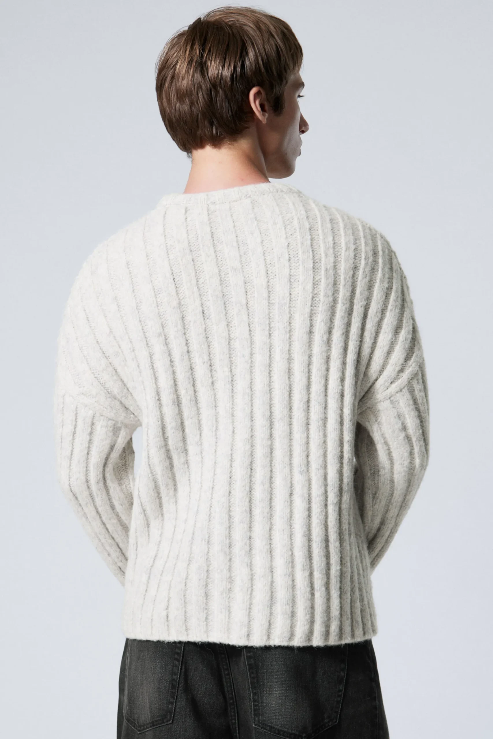Weekday CROPPED RIB-KNIT SWEATER> Knitwear