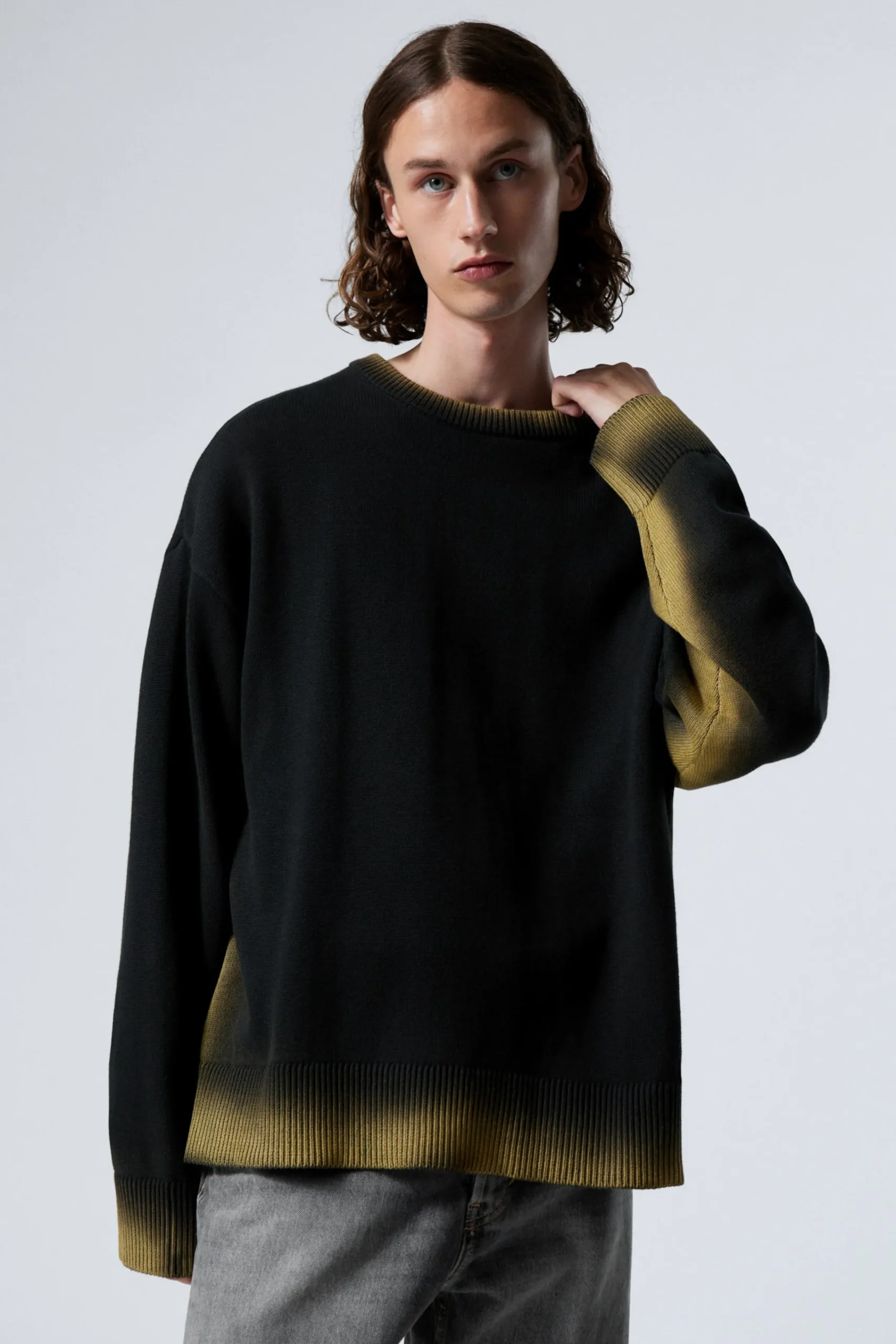 Weekday CYPHER GRAPHIC KNIT SWEATER> Knitwear