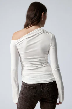Weekday DRAPE ASYMMETRIC LYOCELL TOP><noscript><img width=