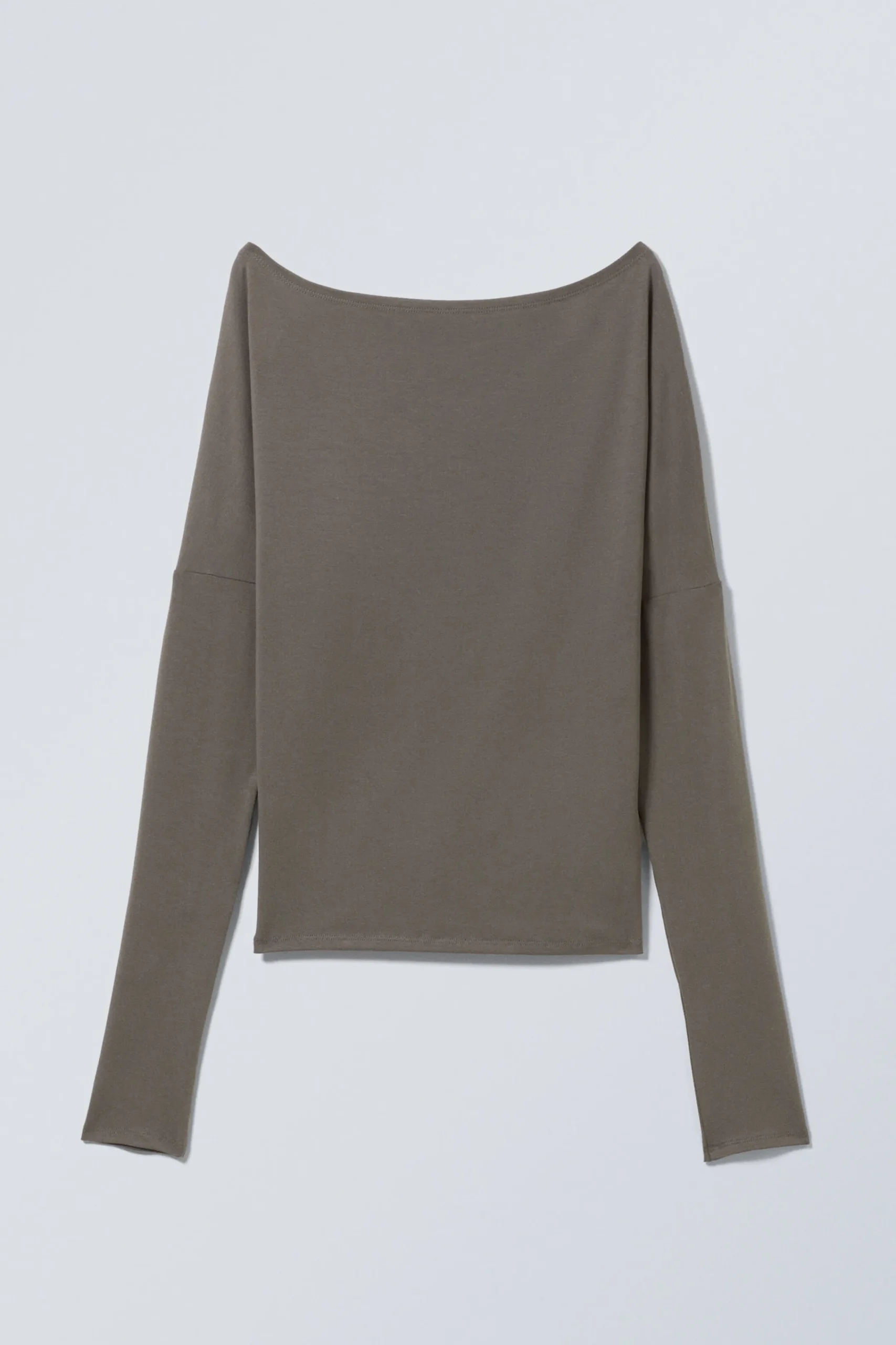 Weekday DRAPED LONG-SLEEVED LYOCELL TOP>Women Tops