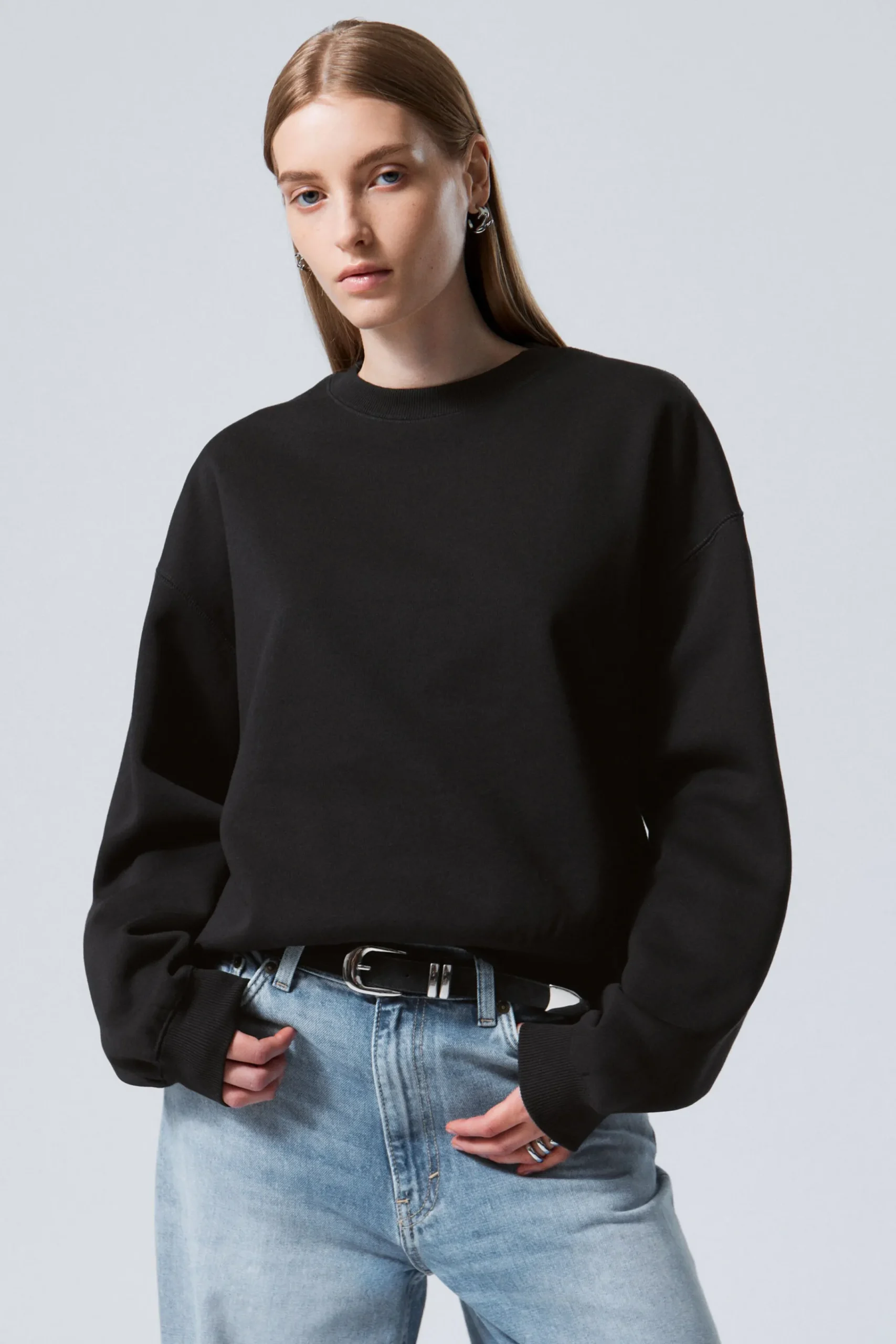 Weekday ESSENCE STANDARD SWEATSHIRT>Women Sweatshirts|Basics