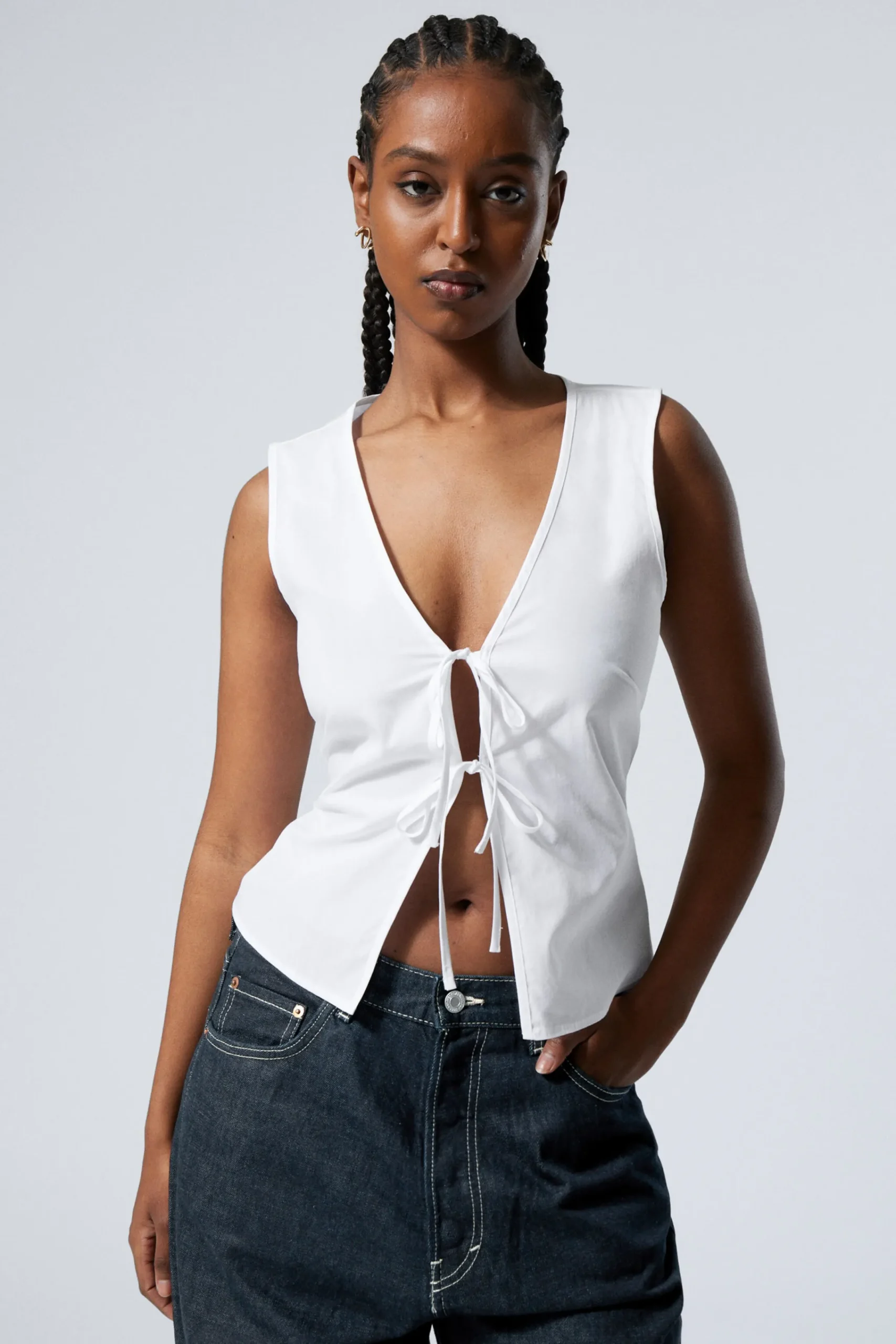 Weekday FITTED VEST TOP>Women Blouses & Shirts|Tops