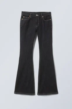 Weekday FLAME LOW RISE SLIM FLARED LEG JEANS><noscript><img width=