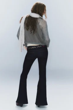 Weekday FLARE LOW WAIST FLARED SKINNY JEANS><noscript><img width=