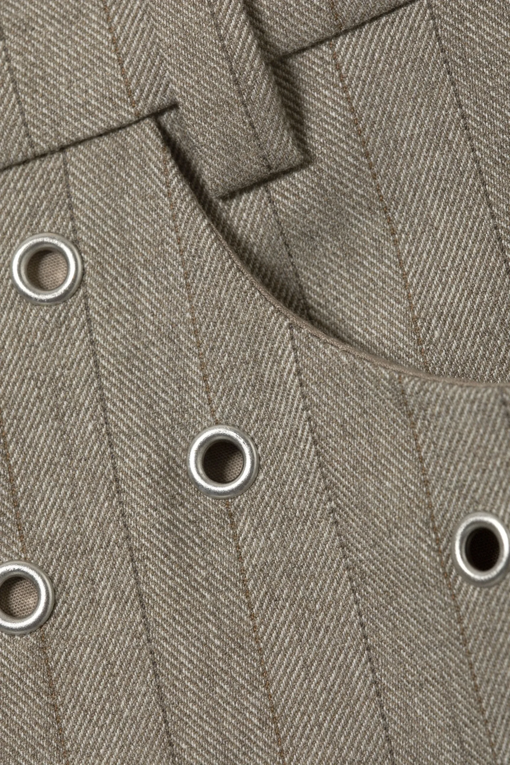 Weekday FLARED EYELET SUIT TROUSERS>Women Trousers