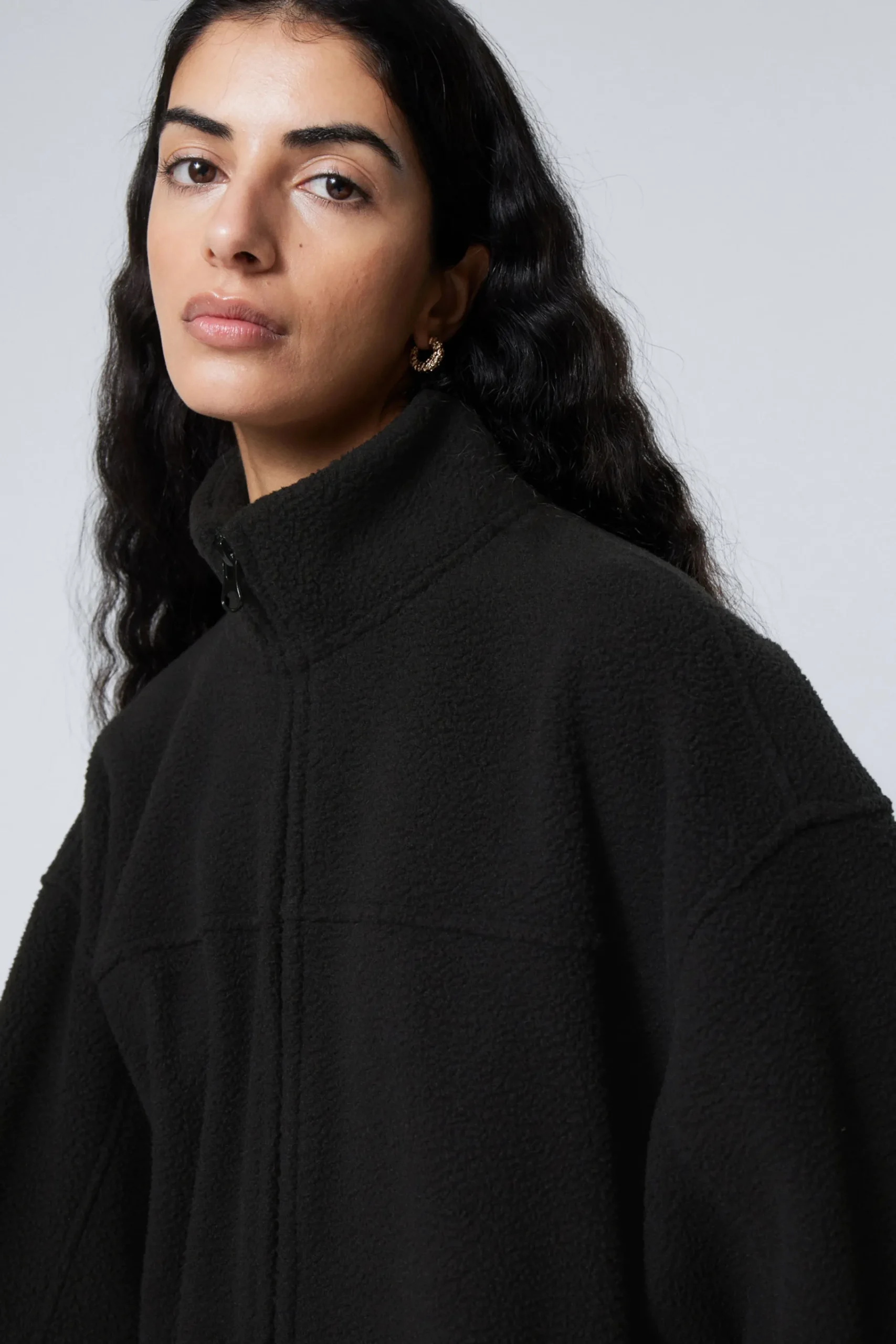Weekday FLEECE ZIP JACKET>Women Sweatshirts|Jackets & Coats