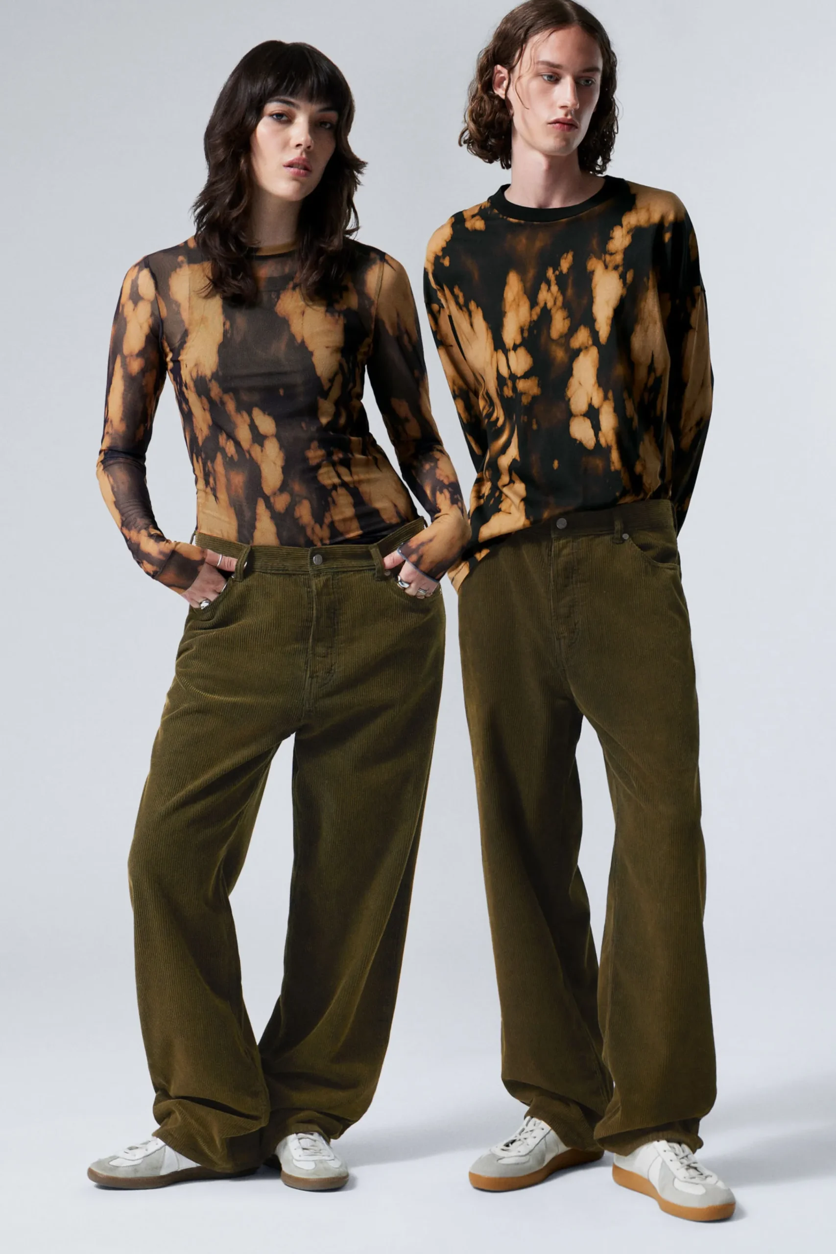 Weekday GALAXY LOOSE STRAIGHT CORD TROUSER> Trousers