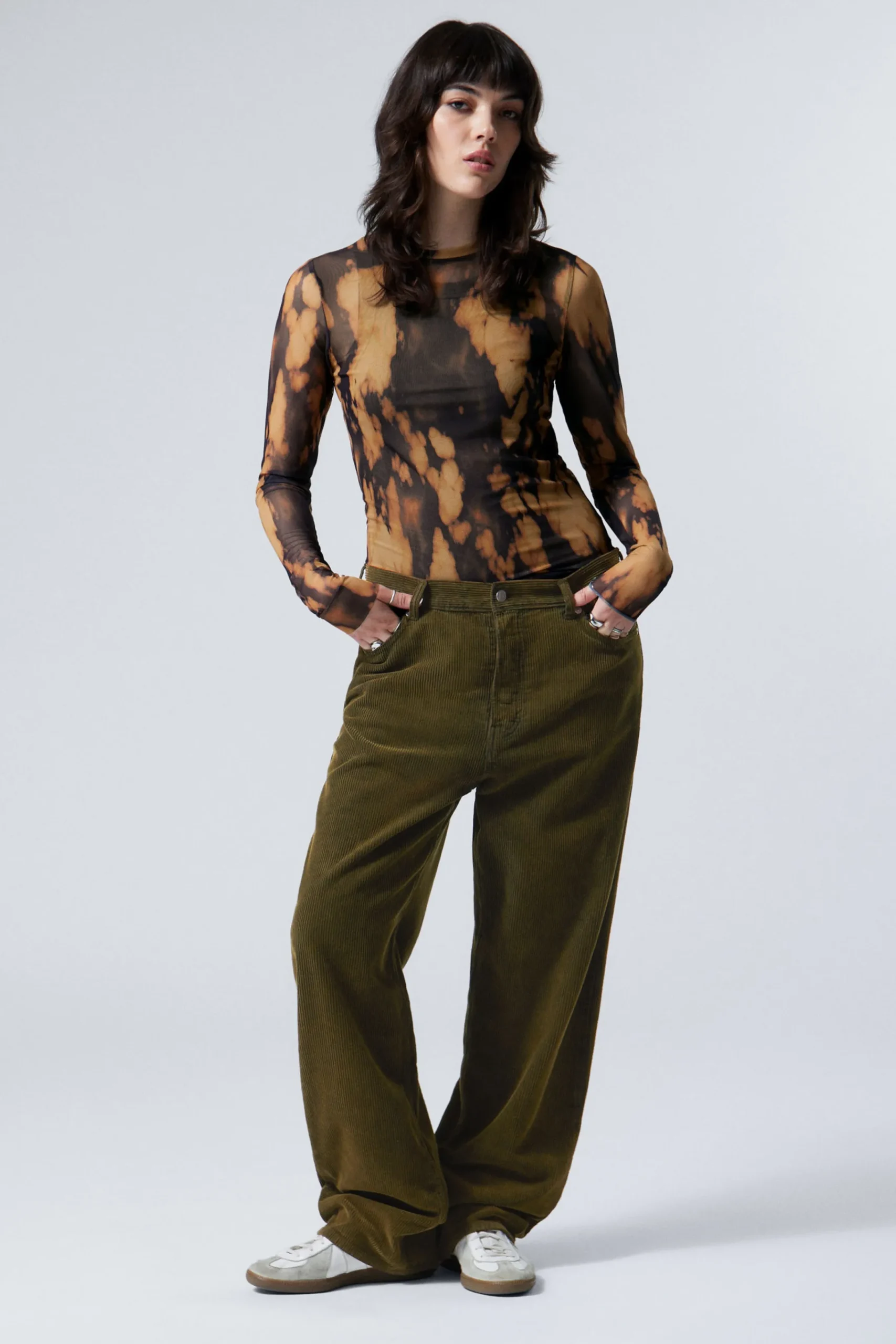 Weekday GALAXY LOOSE STRAIGHT CORD TROUSER> Trousers