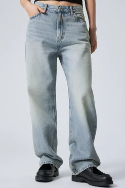 Weekday GALAXY LOOSE STRAIGHT LEG JEANS><noscript><img width=