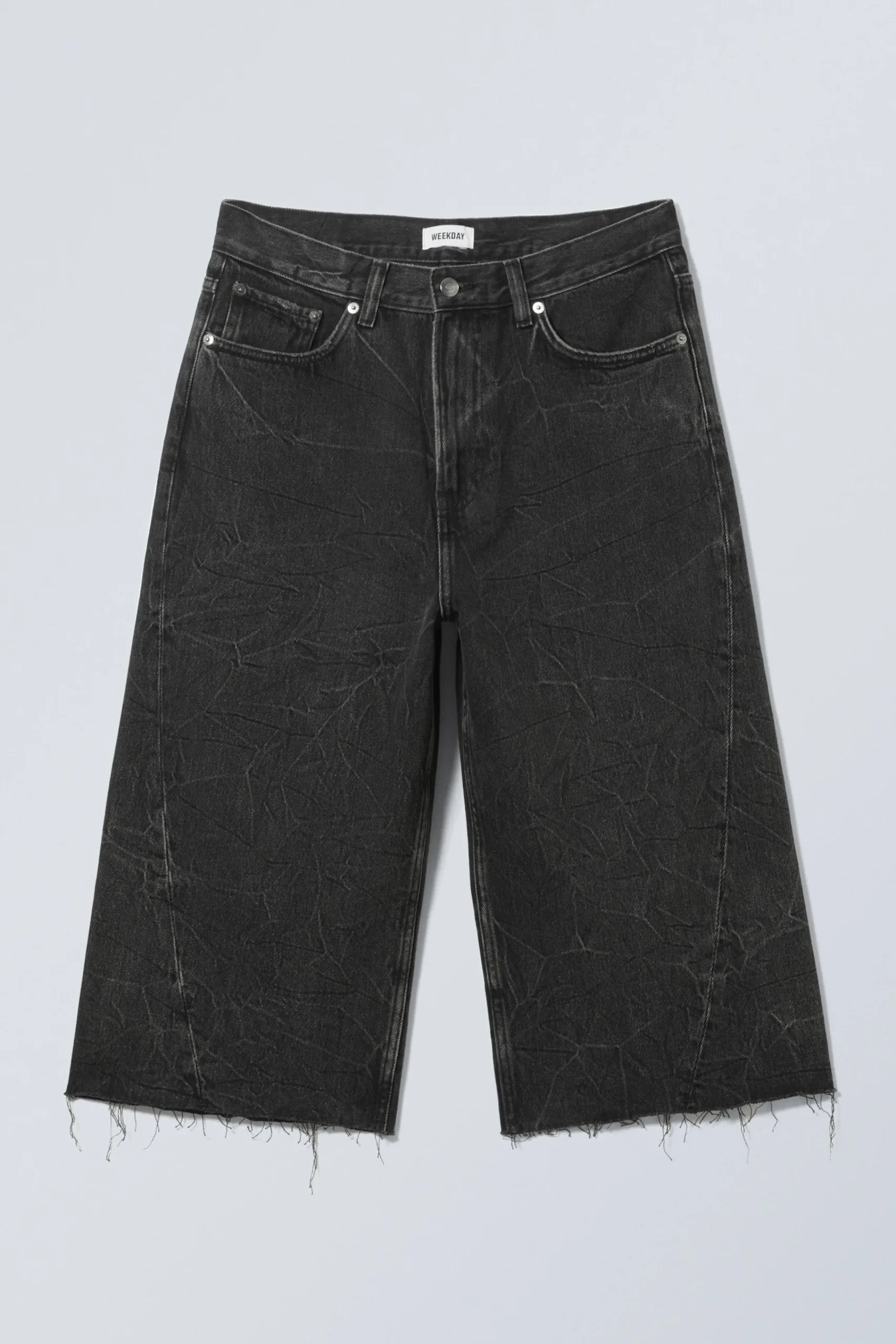 Weekday GALAXY LOOSE TWISTED DENIM SHORTS> Shorts
