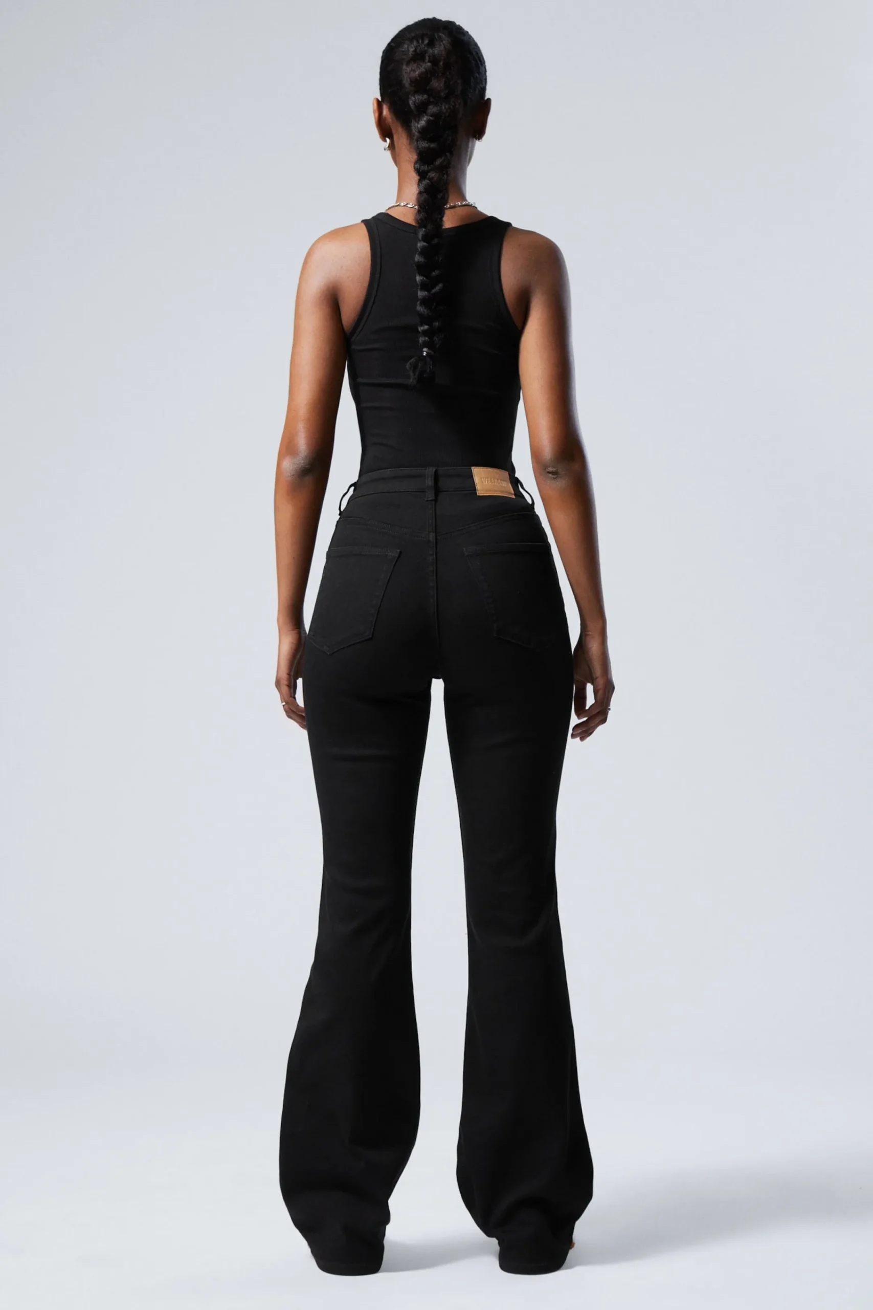 Weekday GLOW CURVE HIGH WAISTED REGULAR FLARED LEG JEANS>Women Jeans