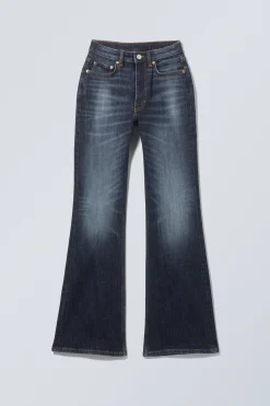 Weekday GLOW CURVE HIGH WAISTED REGULAR FLARED LEG JEANS><noscript><img width=