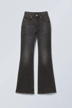 Weekday GLOW CURVE HIGH WAISTED REGULAR FLARED LEG JEANS><noscript><img width=