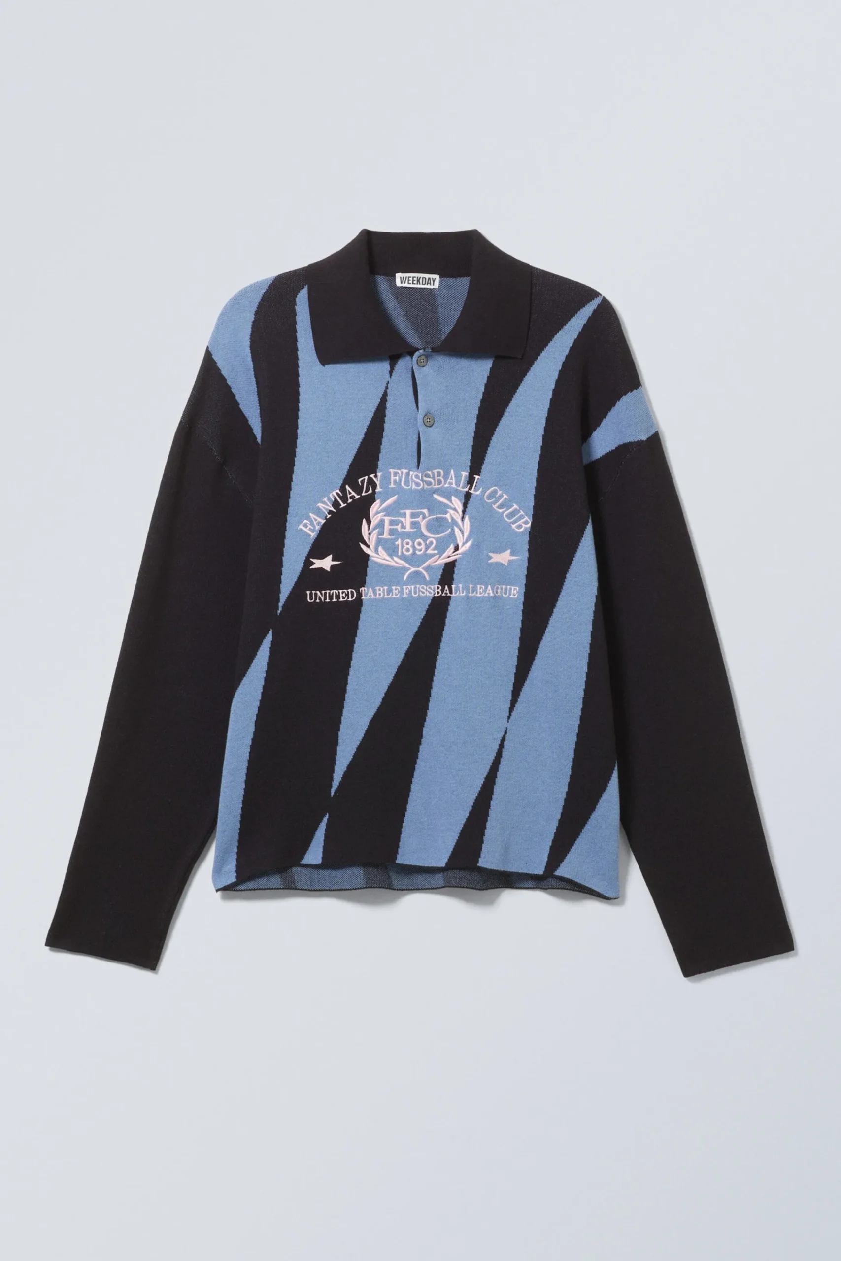 Weekday GRAPHIC POLO SWEATER> Graphics|Knitwear