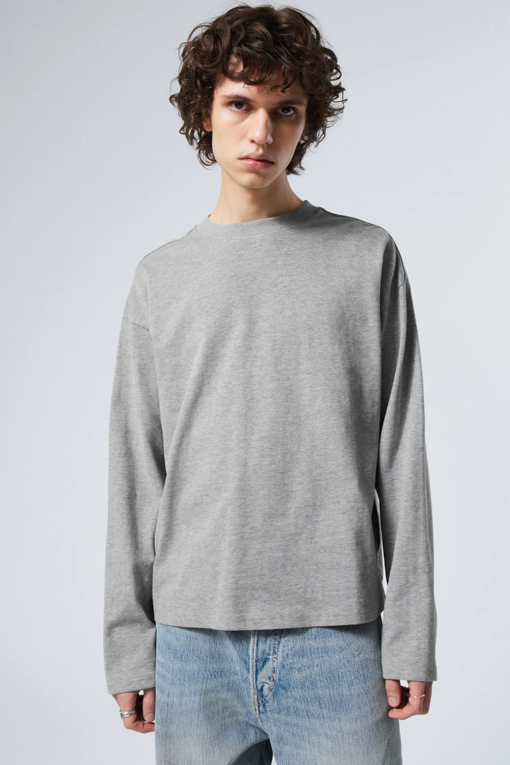 Weekday GREAT BOXY LONG SLEEVE T-SHIRT> Basics|T-Shirts & Tops
