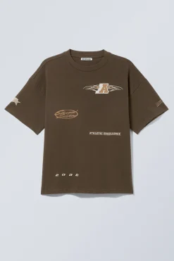 Weekday GREAT BOXY PRINTED GRAPHIC TEE> T-Shirts & Tops