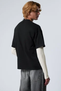 Weekday GREAT BOXY PRINTED GRAPHIC TEE><noscript><img width=