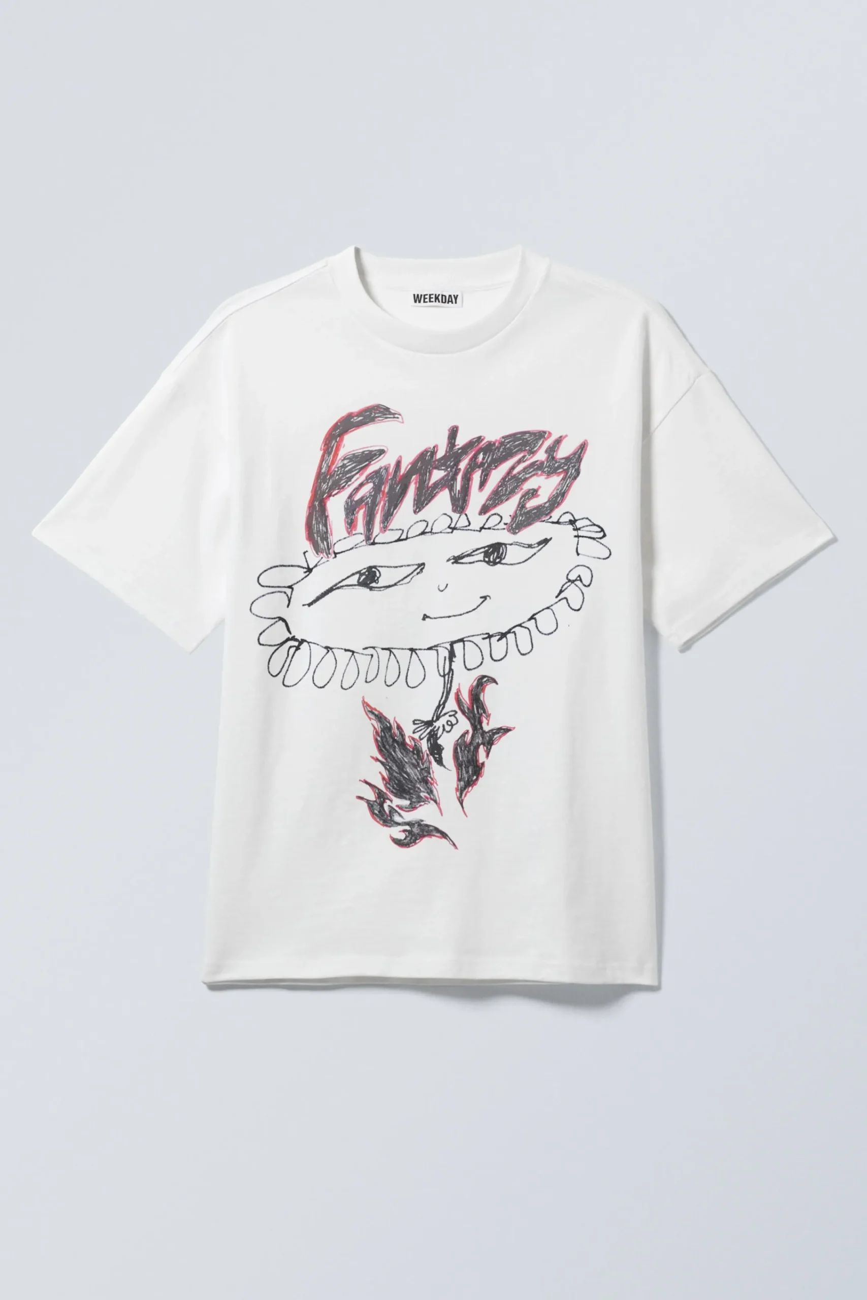 Weekday GREAT BOXY PRINTED GRAPHIC TEE> Graphics|T-Shirts & Tops