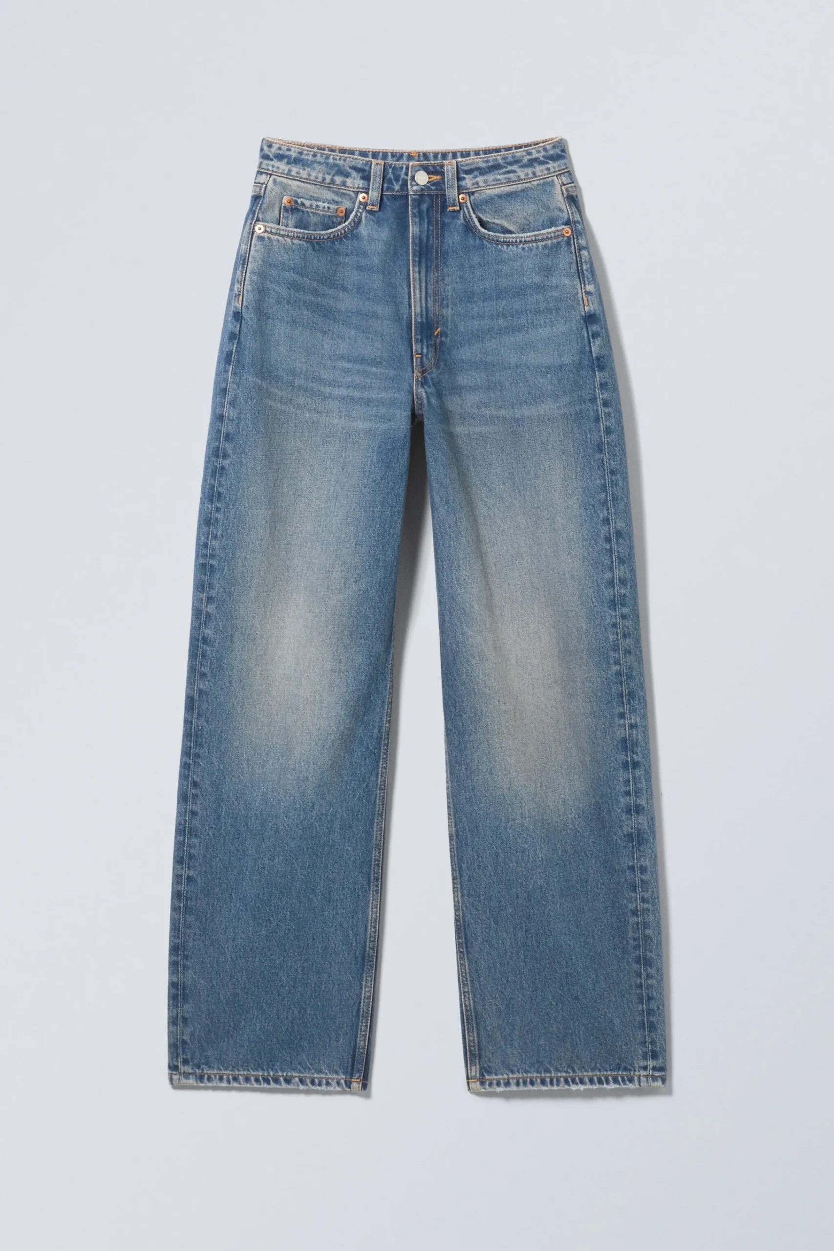Weekday HALO CURVE HIGH WAISTED REGULAR WIDE LEG JEANS>Women Jeans