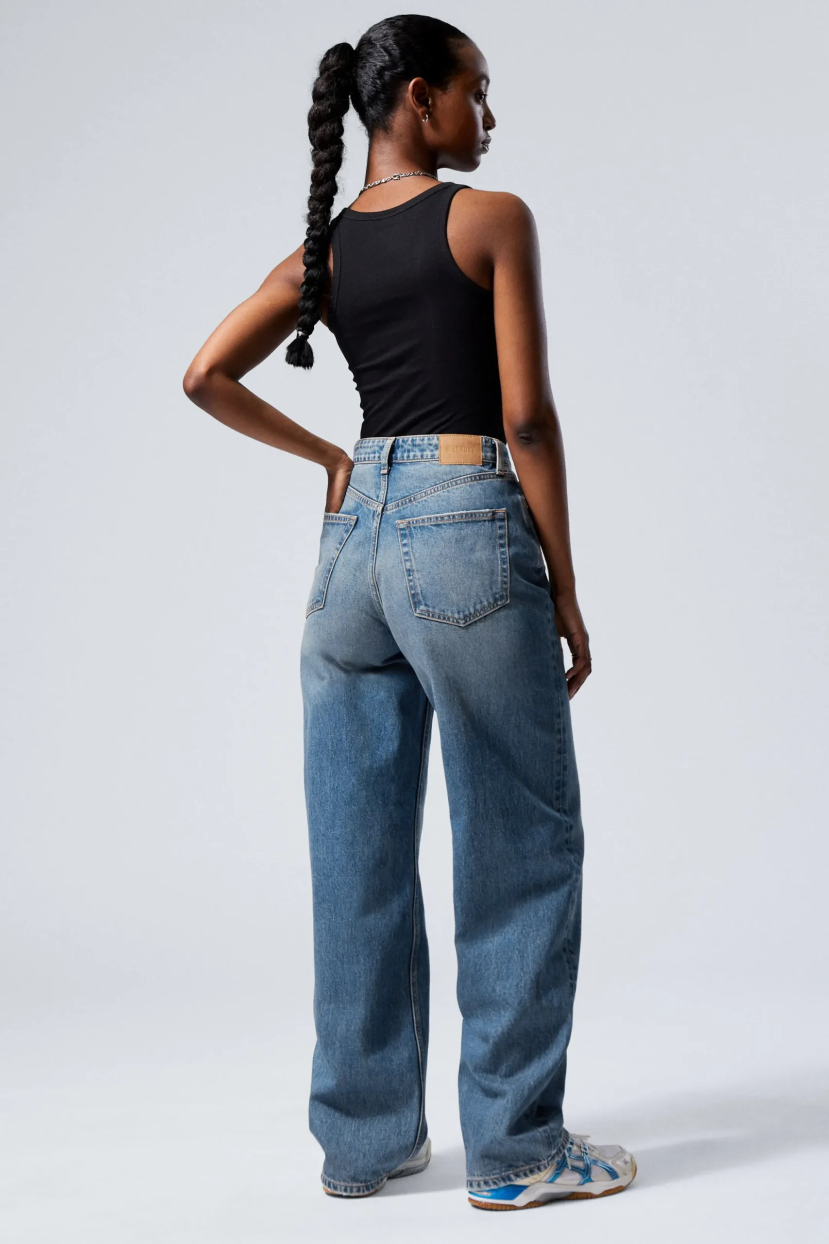 Weekday HALO CURVE HIGH WAISTED REGULAR WIDE LEG JEANS>Women Jeans
